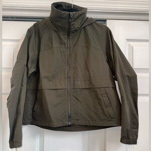 Lululemon Olive Green Rain Jacket